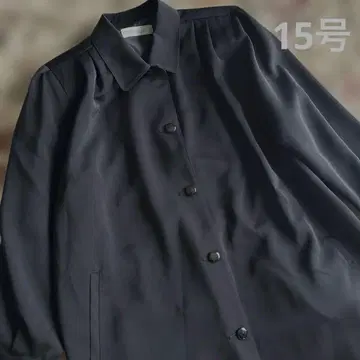 블랙 ETOILE SELECTION 폴리에스테르 코트 15호