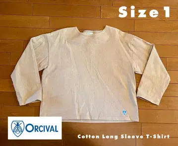 ORCIVAL 오르치발 긴팔 티셔츠 베이지 사이즈 1