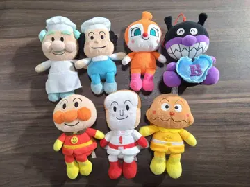 호빵맨 봉제 인형 7체 세트