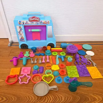 Play-Doh 소꿉놀이 세트 컬러풀 아이스크림 가게 기타