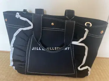 JILL STUART 프릴 토트백 블랙 L