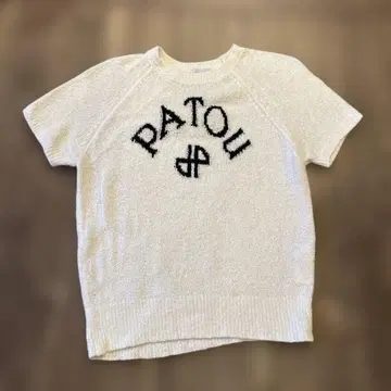 파투 PATOU 반팔 니트 상의 타월 원단 티셔츠