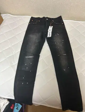 PURPLE BRAND 스키니 데님 블랙 30