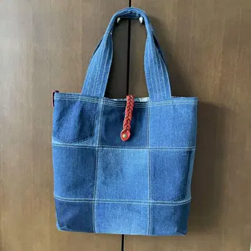 리메이크 데님 백