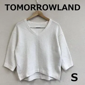 A1001B06 [ TOMORROWLAND ] V넥 7부 소매 니트