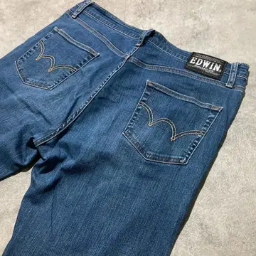 빅 사이즈 [ EDWIN ] 에드윈 F502 강 스트레치 스트레이트 데님