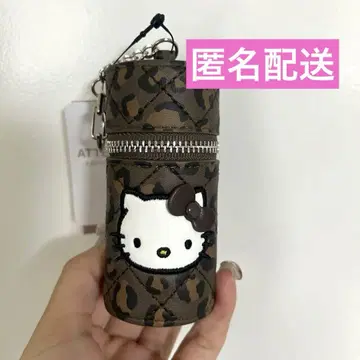 LOWRYSFARM 헬로키티 me 퀼팅 립 파우치 키 참