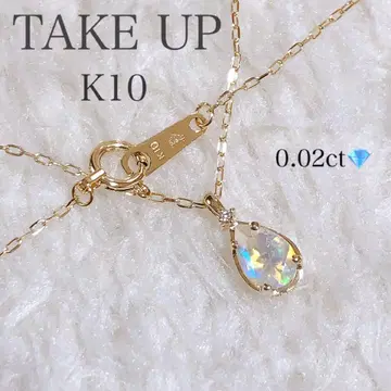 TAKE UP K10 테이크업 오팔 드롭 목걸이