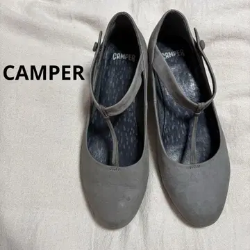 CAMPER 스트랩 펌프스 그레이 38