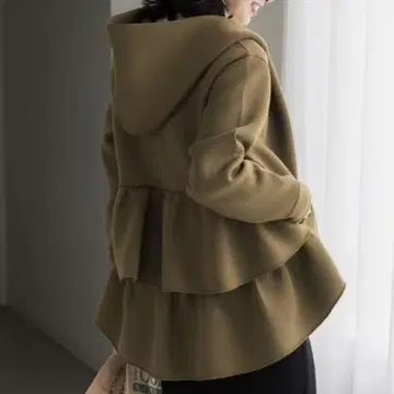 코카 백 프릴 후드티