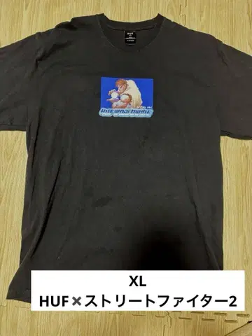 [ 중고품 ] HUF x 스트리트 파이터 류 T셔츠 [ XL ]