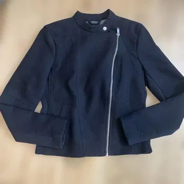 GAP 블랙 노카라 자켓 M