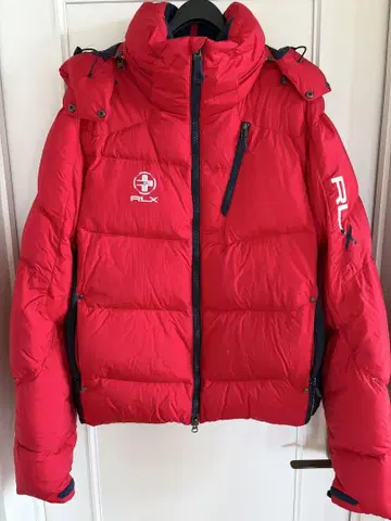 RLX 빨간색 다운 자켓 L 사이즈