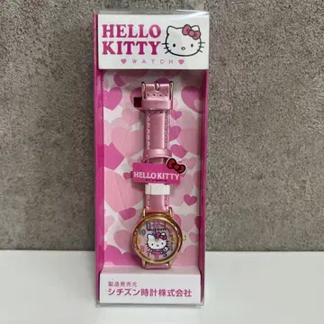 일본 한정판 미사용 시티즌 산리오 공식 키티 박스 포함 손목시계