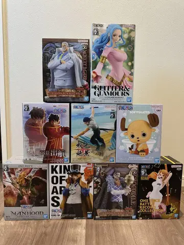 [ 미개봉 새상품 ] ONE PIECE 피규어 9체 세트