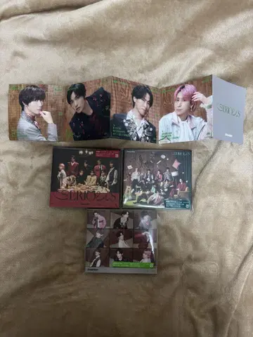 SERIOUS CD 3종 세트와 페이스 카드