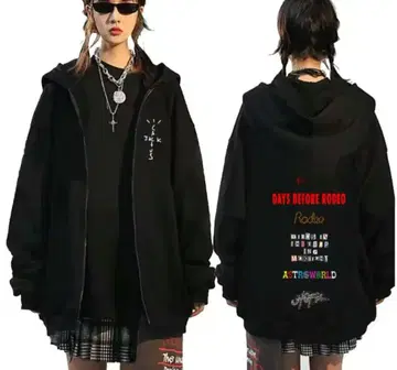 TRAVIS SCOTT 잭 지퍼 후드티 | 3XL 사이즈