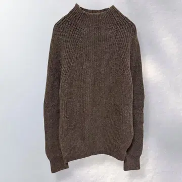 무인양품 MUJI 울 하이넥 스웨터 니트 캐주얼 M [ i183