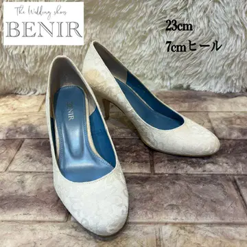 BENIR 베니루 웨딩 신발 36 23cm 레이스 화이트