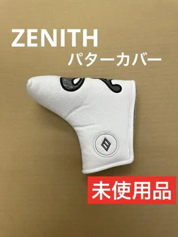 [ 새상품 ] ZENITH 퍼터용 골프헤드커버 화이트 제니스 퍼터커버