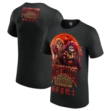 [ 새상품 미사용 ] WWE 카부키 워리어즈 T셔츠 아스카 카이리 세인