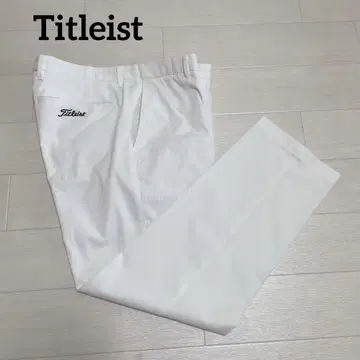 타이틀리스트 골프웨어 팬츠 바지 빅 사이즈 화이트 로고 자수