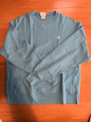 Champion 파랑 맨투맨 LARGE