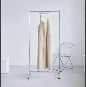 포켓 퍼 와이드 살로펫 베이지