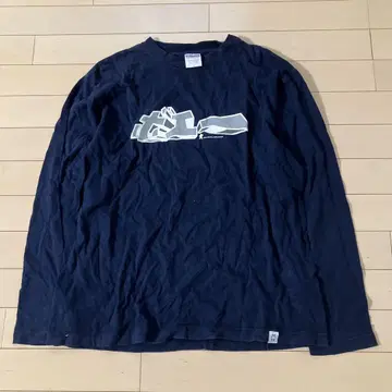 10.1 CUNE 큔 긴팔 티셔츠 보에 롱티 네이비 L