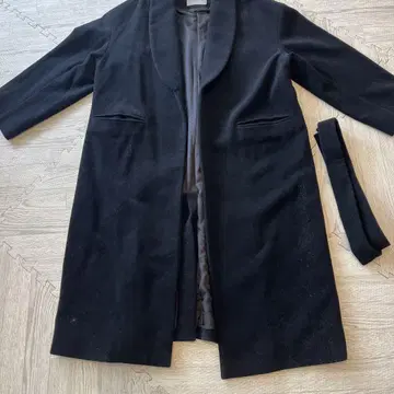 PACO ORIGINAL 블랙 롱 코트