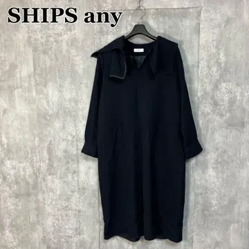 SHIPS any 세일러 카라 울 원피스