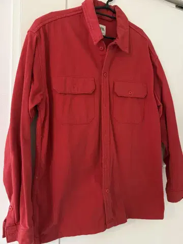 ZARA 두꺼운 원단 셔츠