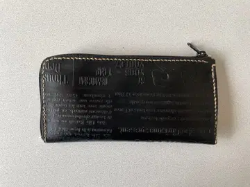 블랙 가죽 장지갑