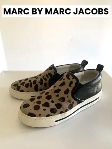 MARC BY MARC JACOBS 레오파드 송치 슬립온 vans