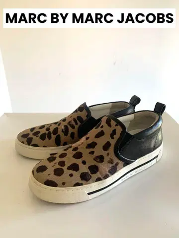 MARC BY MARC JACOBS 레오파드 송치 슬립온 vans