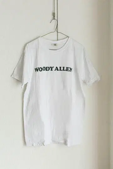 WOODY ALLEN 프린트 T셔츠 화이트 L
