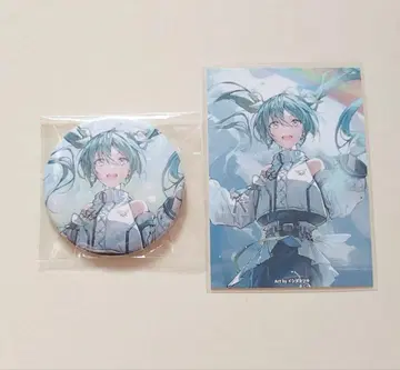 프로세카 하츠네 미쿠 캔뱃지 카드 CD 특전 달린다! 멀리! 닿는다!