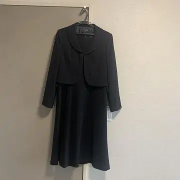 블랙 원피스 수트 (자켓 포함)