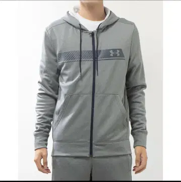 언더아머 그레이 XL 후드티