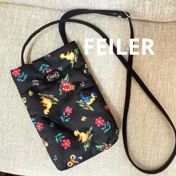 FEILER 꽃과 동물 프린트 숄더백