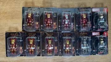 Happy 복권 [ BE@RBRICK ] IRONMAN 베어브릭상 세트