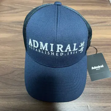 Admiral 골프 캡 네이비
