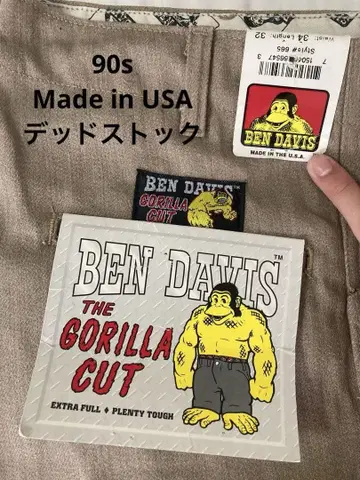 BEN DAVIS GORILLA CUT 팬츠 34 32 데드 미국제