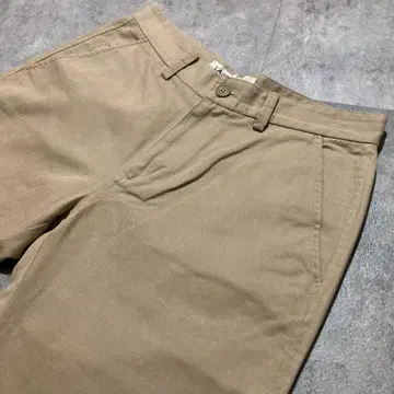 [ LACOSTE ] 라코스테 린넨 코튼 테이퍼드 헤링본 팬츠