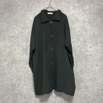 plantation 레어 융모 가공 버튼 다운 긴팔 셔츠