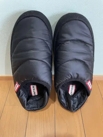 HUNTER 블랙 슬립온