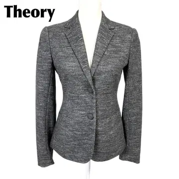 [ 미사용 새상품 ] Theory 테일러드 자켓 2 버튼 2 그레이 무지