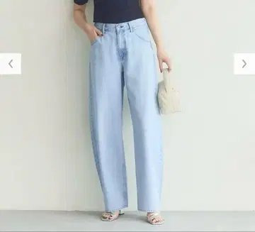 UNIQLO 배기 커브 진 보통 기장 62BLUE 사이즈 26