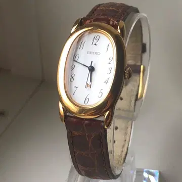 SEIKO 세이코 노이에 1994년 타원형 작동품 골드