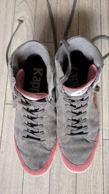 카파 스웨이드 하이탑 스니커즈 Kappa